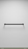 Brushed Steel Towel Rack