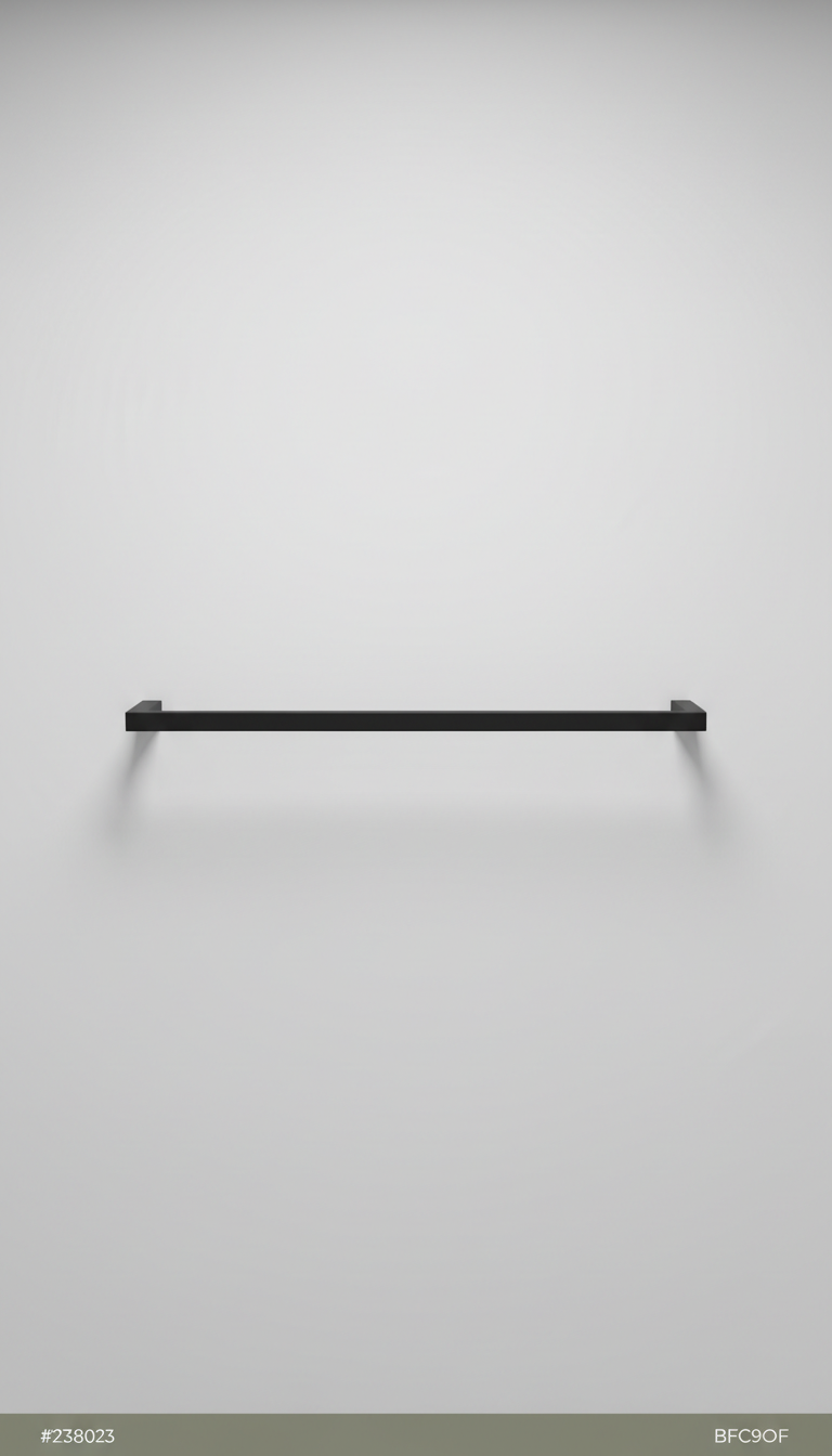 Brushed Steel Towel Rack