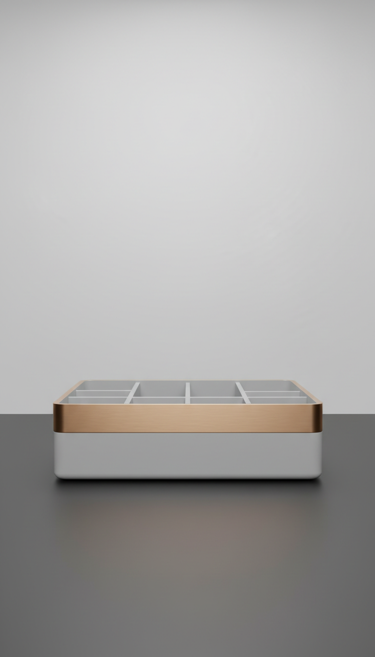 Dual-Compartment Vanity Organizer